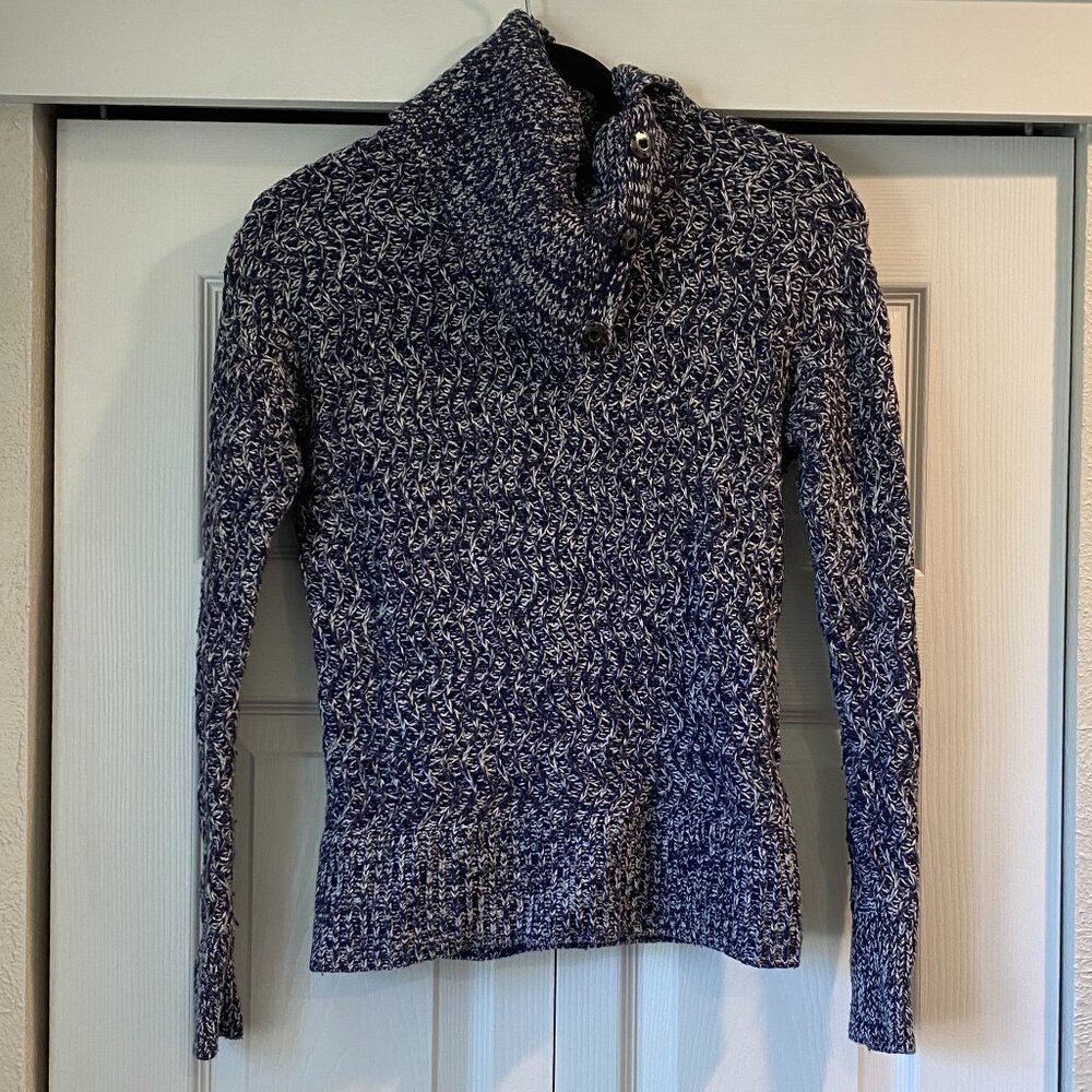 Banana Republic, Small Wool sweater, cowl neck.